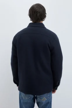 Giacca Navy Light Melton