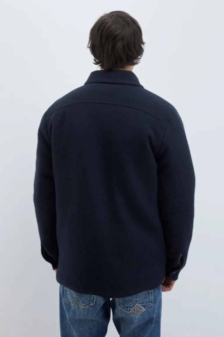 Giacca Navy Light Melton