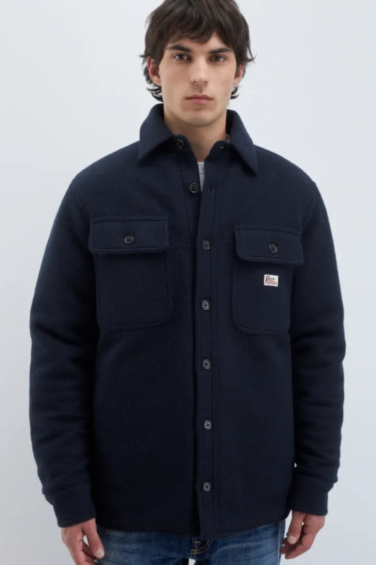 Giacca Navy Light Melton