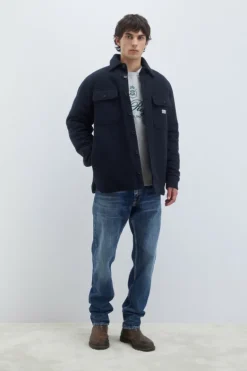 Giacca Navy Light Melton