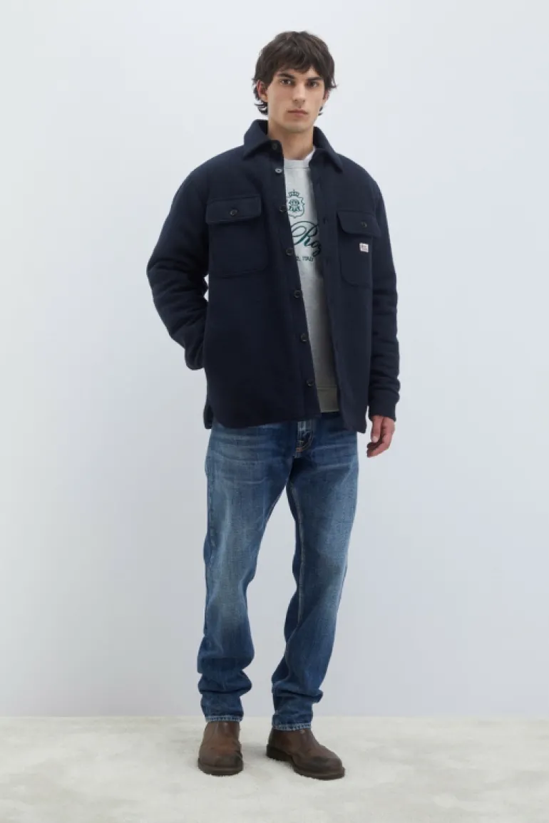 Giacca Navy Light Melton