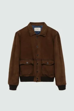 Giacca Newman In Suede Vintage