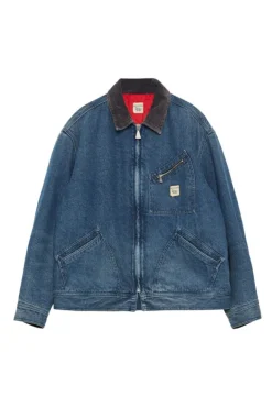 Giacca Work Roy Roger's X Dave's Ny In Denim Vintage