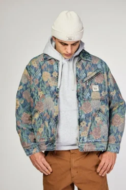 Giacca Work Roy Roger's X Dave's Ny In Jacquard Tapestry