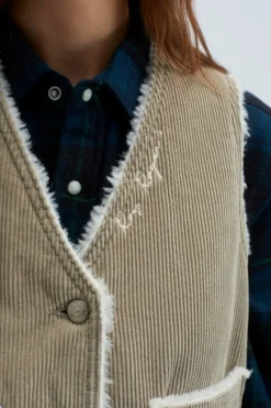 Gilet Old Glory In Velluto