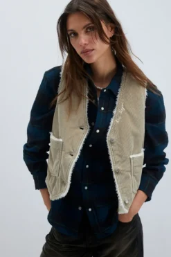 Gilet Old Glory In Velluto