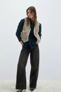 Gilet Old Glory In Velluto