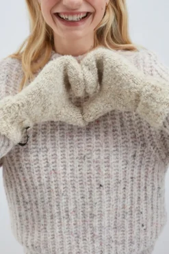 Guanti Moffola In Lana Boucle