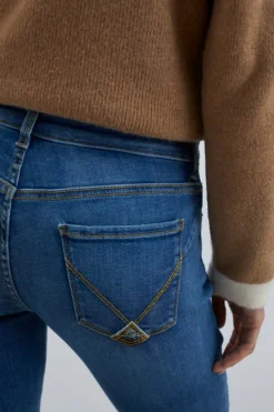 Jeans Push Up Soft Stretch Green