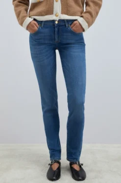 Jeans Push Up Soft Stretch Green