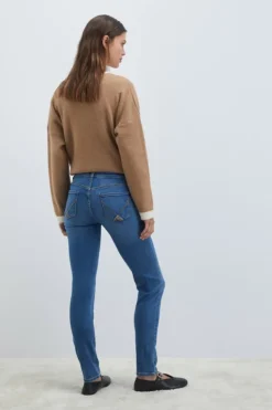 Jeans Push Up Soft Stretch Green