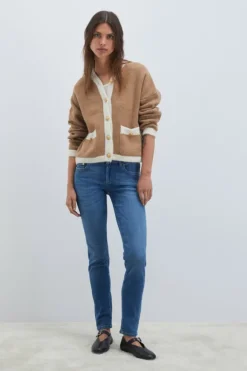 Jeans Push Up Soft Stretch Green