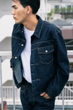 Made In Japan-giacca Type X Selvedge Sun Dry