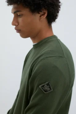 Maglia Girocollo In Cotone