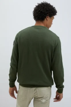 Maglia Girocollo In Cotone