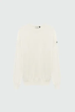 Maglia Girocollo In Cotone Punto Spillo