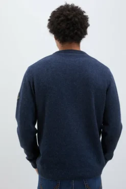 Maglia Girocollo In Lana E Cashmere Muline