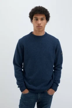 Maglia Girocollo In Lana E Cashmere Muline