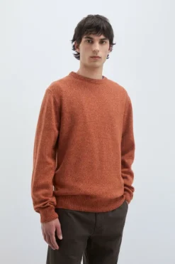 Maglia Girocollo In Lana E Cashmere Muline