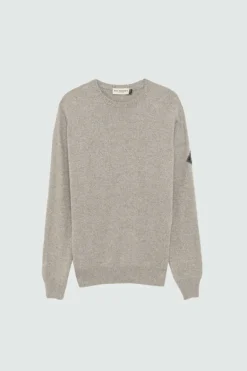 Maglia Girocollo In Lana E Cashmere Muline