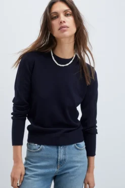 Maglia Girocollo In Pura Lana