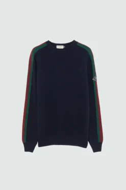 Maglia Girocollo Racing In Lana E Cashmere