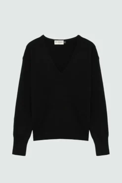 Maglia Scollo V In Lana E Cashmere