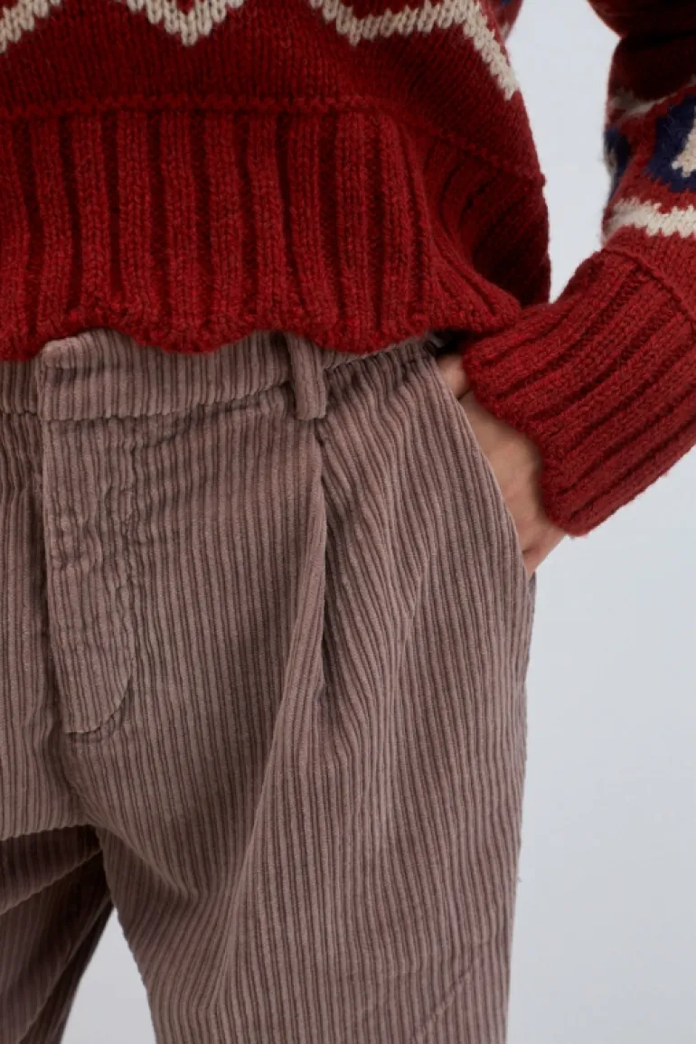 Pantalone Chino Maemi In Velluto