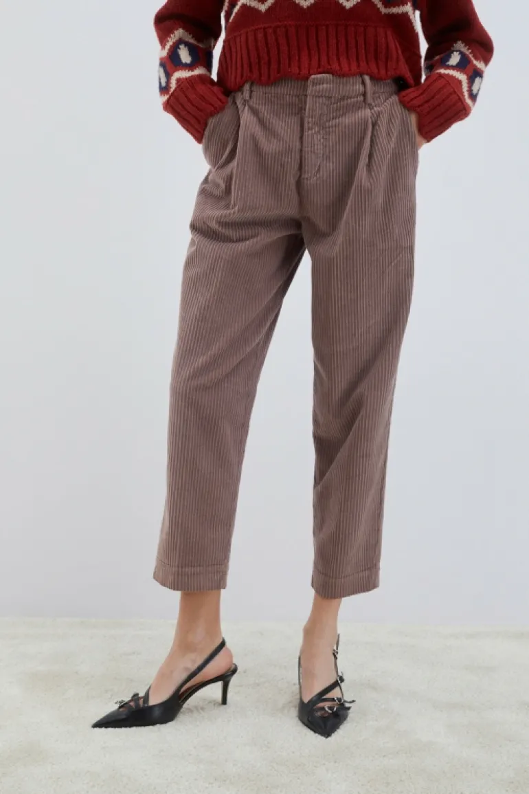 Pantalone Chino Maemi In Velluto