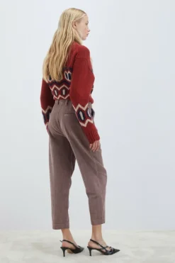 Pantalone Chino Maemi In Velluto