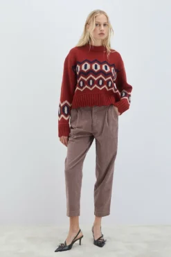 Pantalone Chino Maemi In Velluto