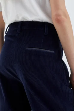 Pantalone Dad In Velluto