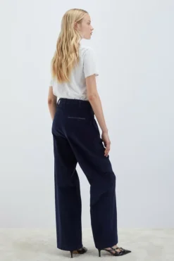 Pantalone Dad In Velluto