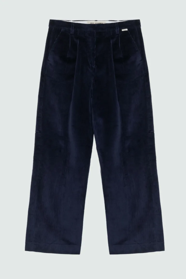 Pantalone Dad In Velluto