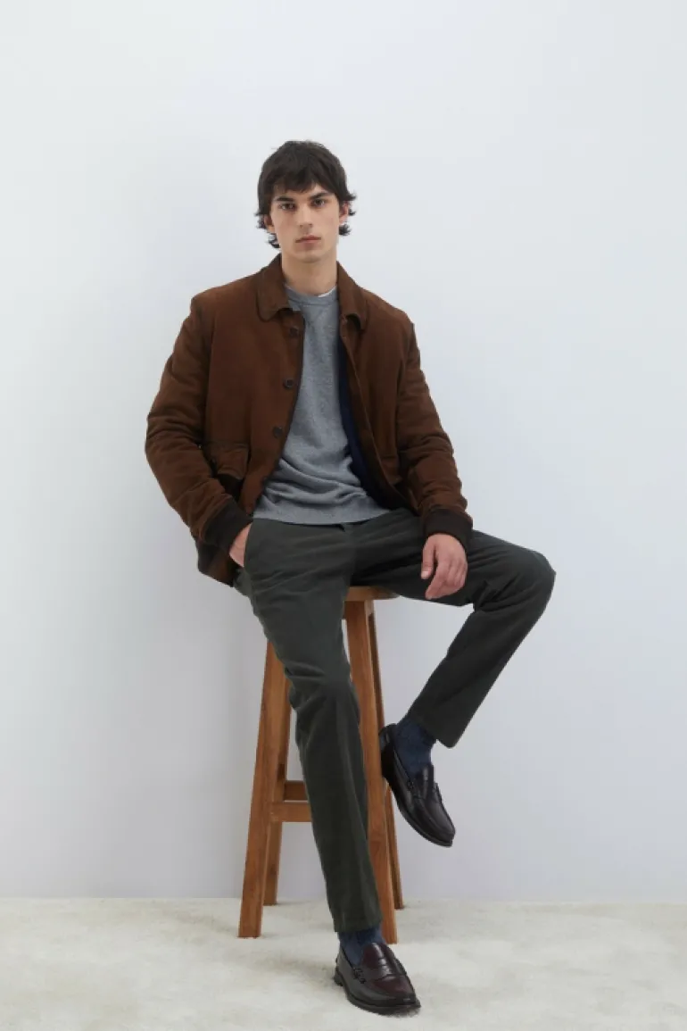 Pantalone New Rolf In Gabardina