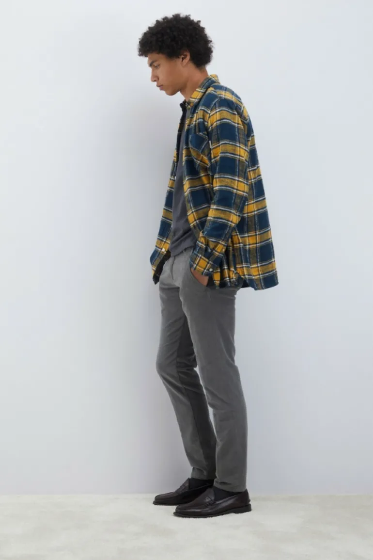 Pantalone New Rolf In Velluto Diagonal