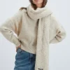 Sciarpa In Lana Boucle
