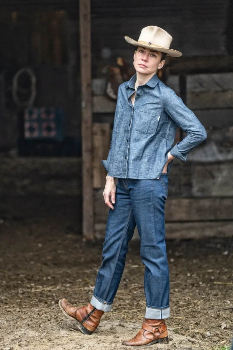 Sofia Woman Jap Selvedge Denim Rinse