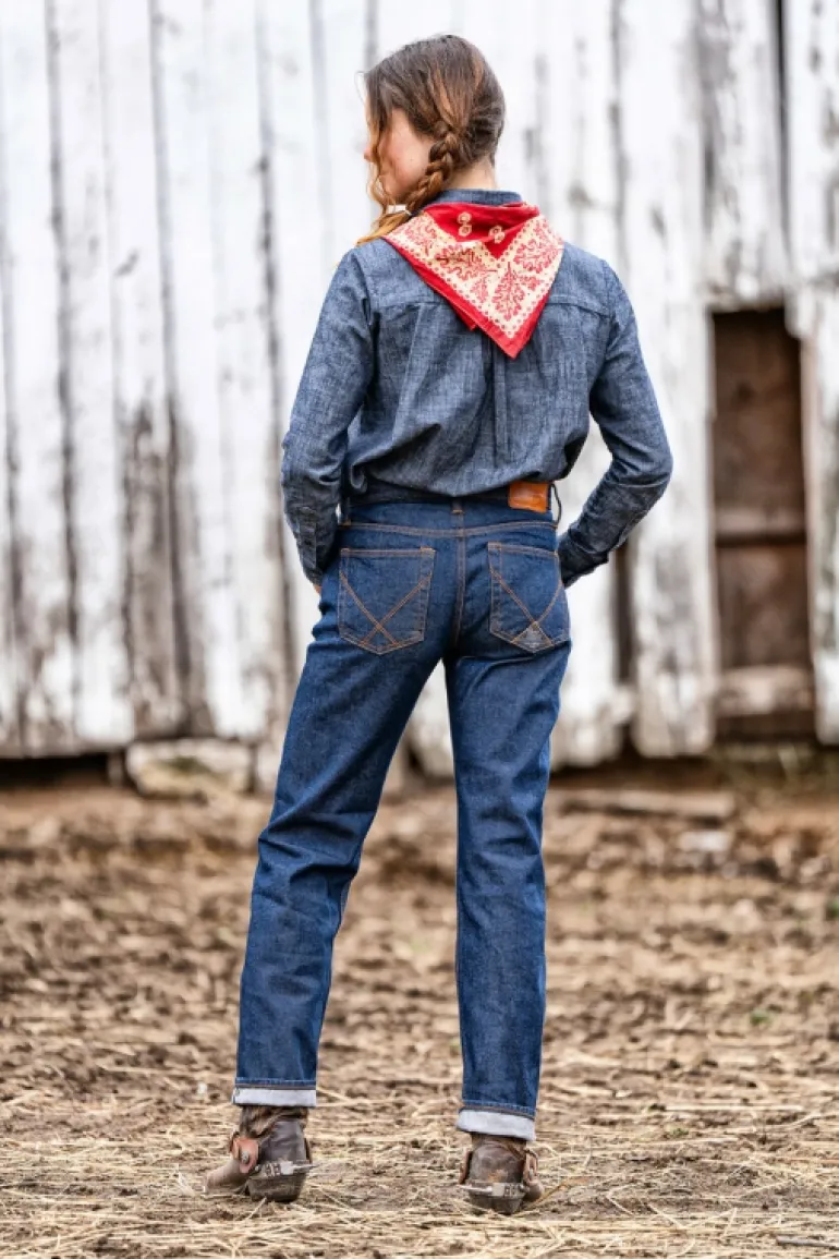 Sofia Woman Jap Selvedge Denim Rinse