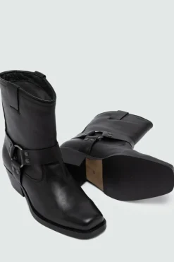 Stivaletto Engineer In Pelle