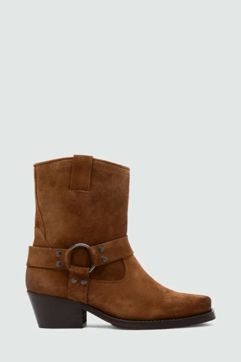 Stivaletto Engineer In Suede