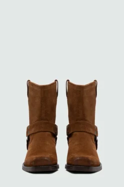 Stivaletto Engineer In Suede