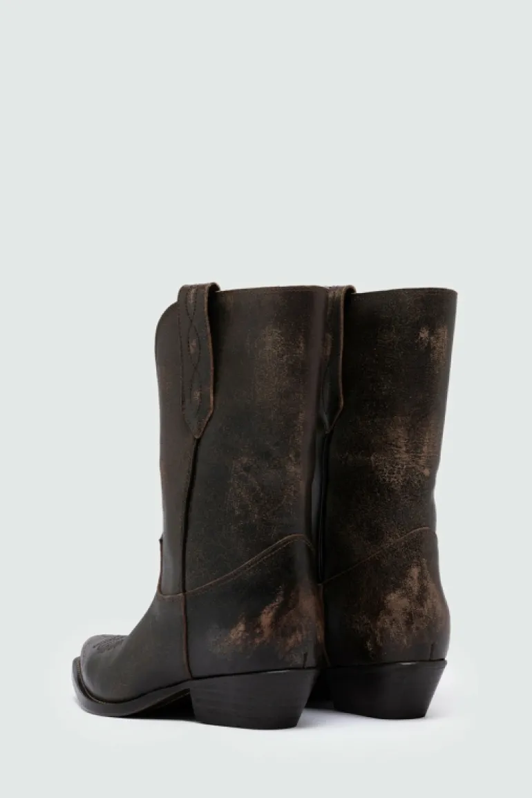 Texano Capalbio In Pelle Vintage