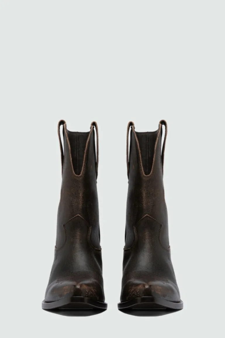 Texano Capalbio In Pelle Vintage