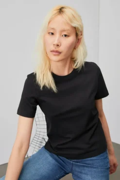 T-shirt Girocollo In Jersey