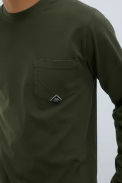 T-shirt Pocket L/s In Jersey