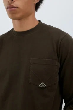 T-shirt Pocket L/s In Jersey