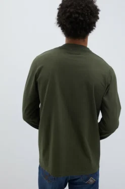 T-shirt Pocket L/s In Jersey