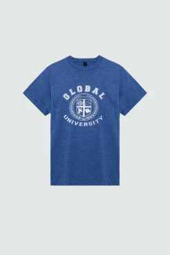 T-shirt Vintage Stampa Global