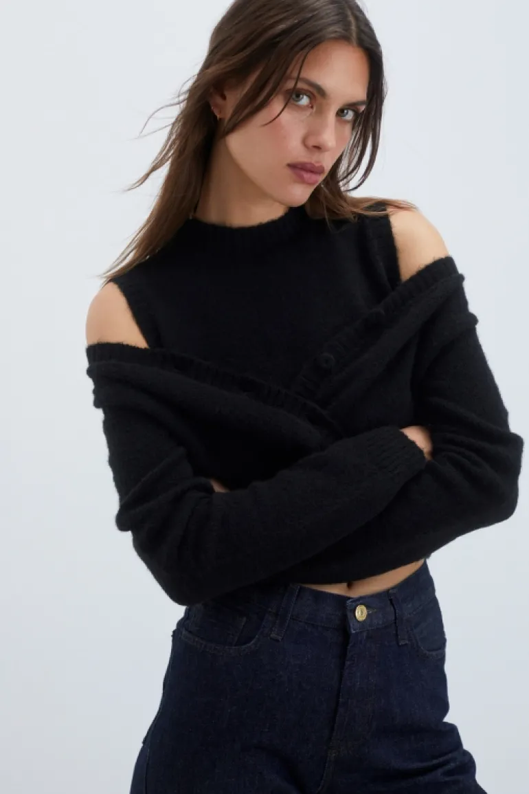 Twin Set In Misto Lana